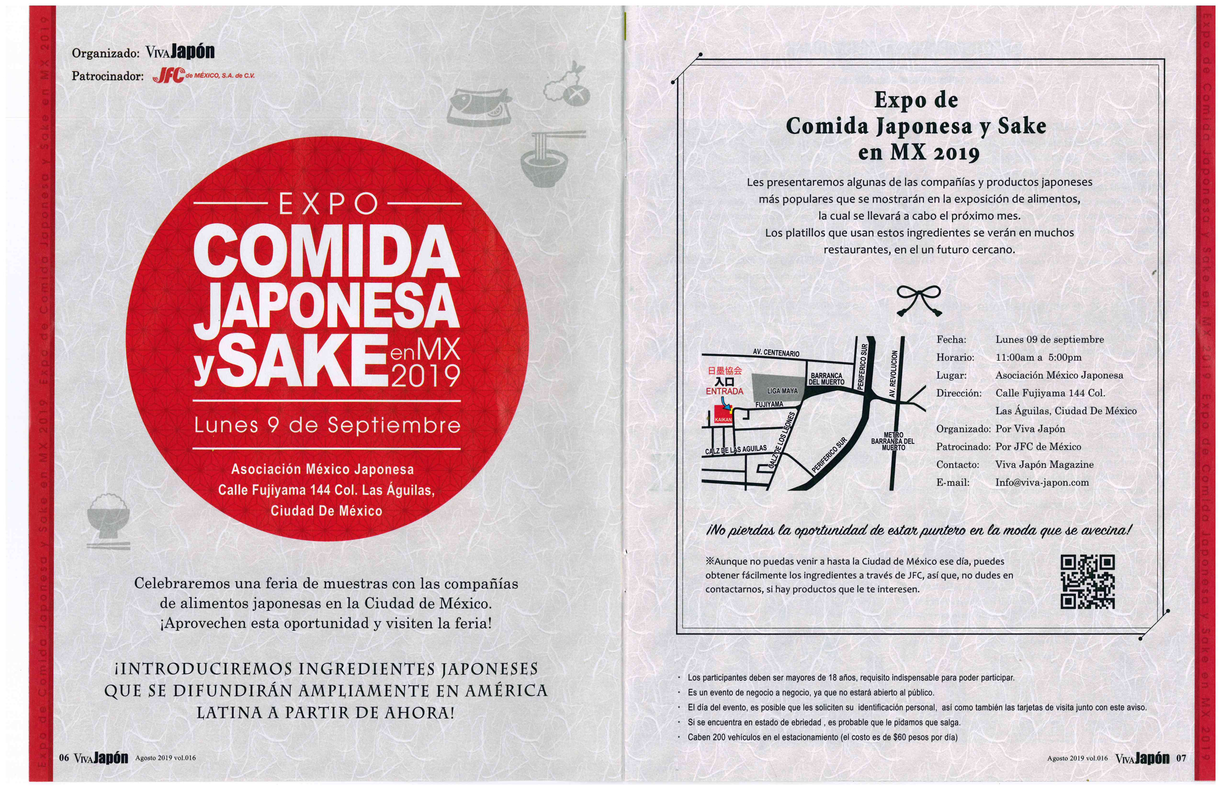 Viva La Mexico! - JFC MEX Sake Expo - 9/9/2019