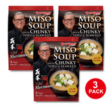 Premium Miso Soup 3-Pack Chunky Tofu & Seaweed - 3 bags