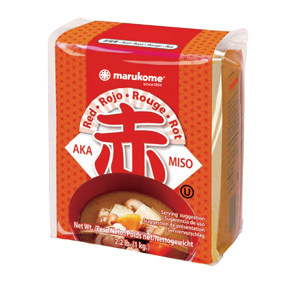 MARUMOKO Red Miso Paste 2.2 lbs – Marukome