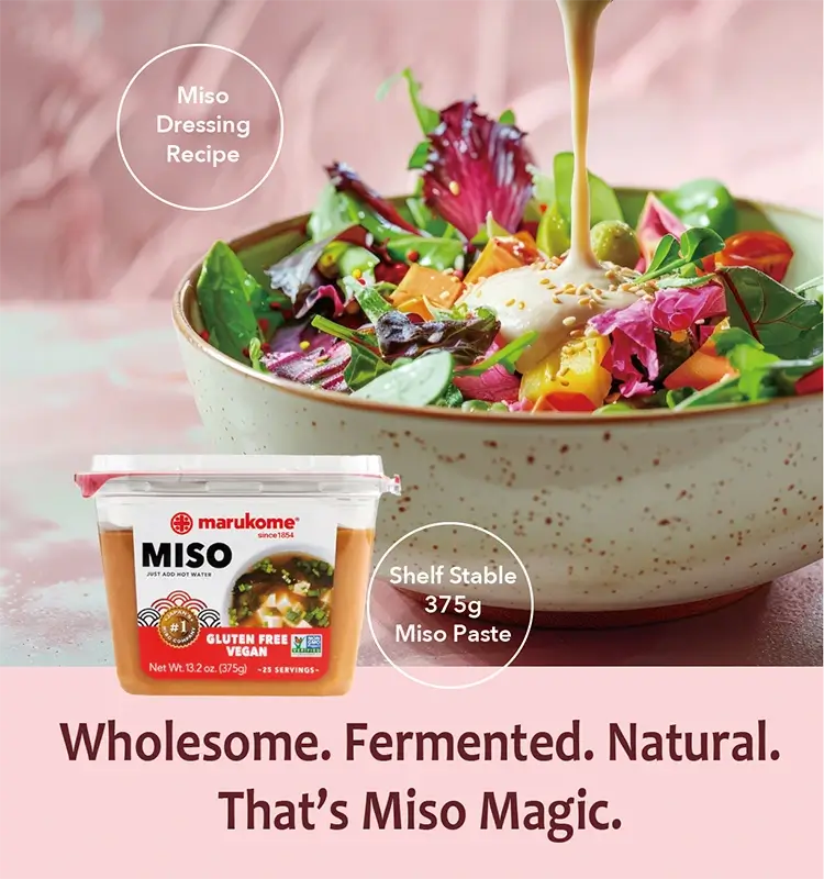 Marukome USA Home page top banners | Miso, Koji and more | Marukome USA