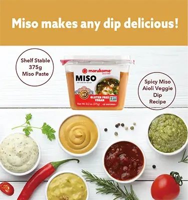 Marukome USA Home page top banners | Miso, Koji and more | Marukome USA