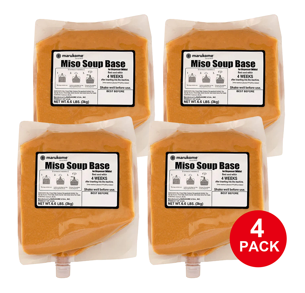 Soup Dispenser Miso Base 6.6 lbs 1 case (4bags) – Marukome