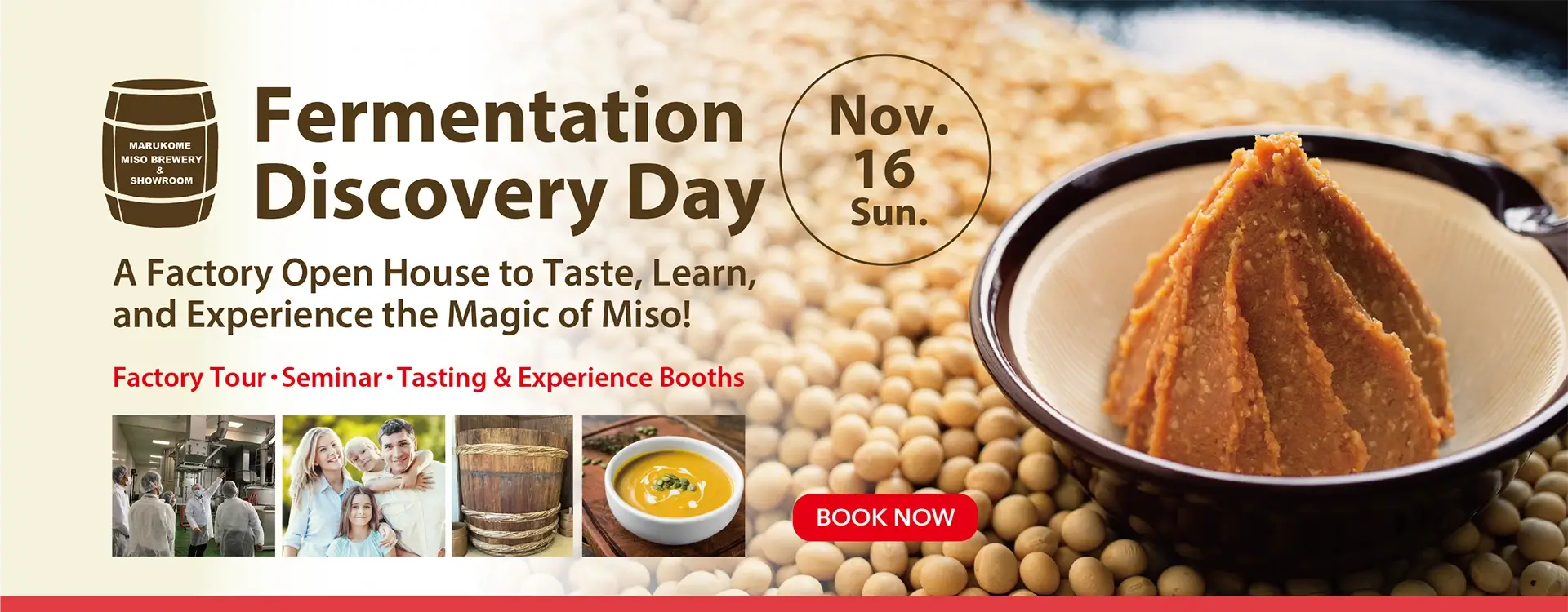 Marukome USA Home page top banners | Miso, Koji and more | Marukome USA