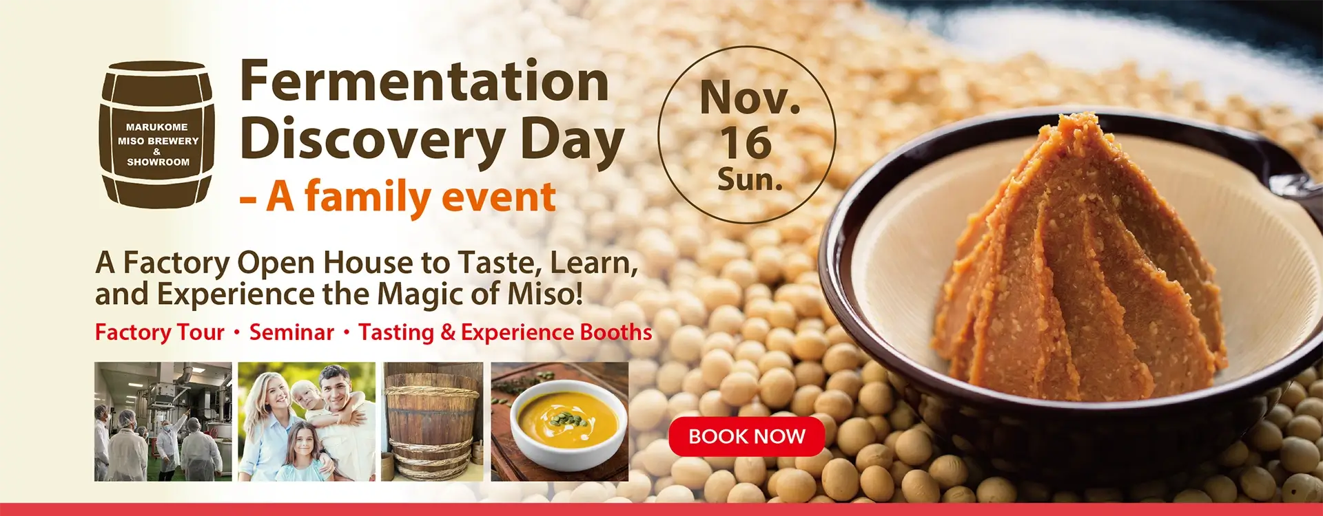 Marukome USA Home page top banners | Miso, Koji and more | Marukome USA