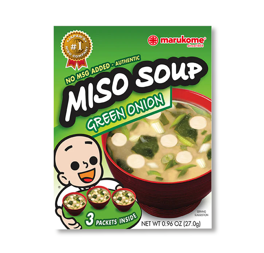 Instant Miso Soup 3 Pack Green Onion