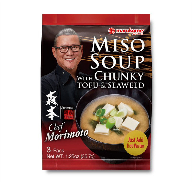 Premium Miso Soup 3-Pack Chunky Tofu & Seaweed - 3 bags – Marukome