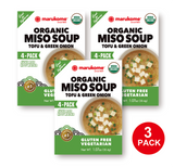 Organic 4 Pack Green Onion Instant Miso - 3 bags