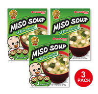 Instant Miso Soup 3 Pack Green Onion - 3 bags