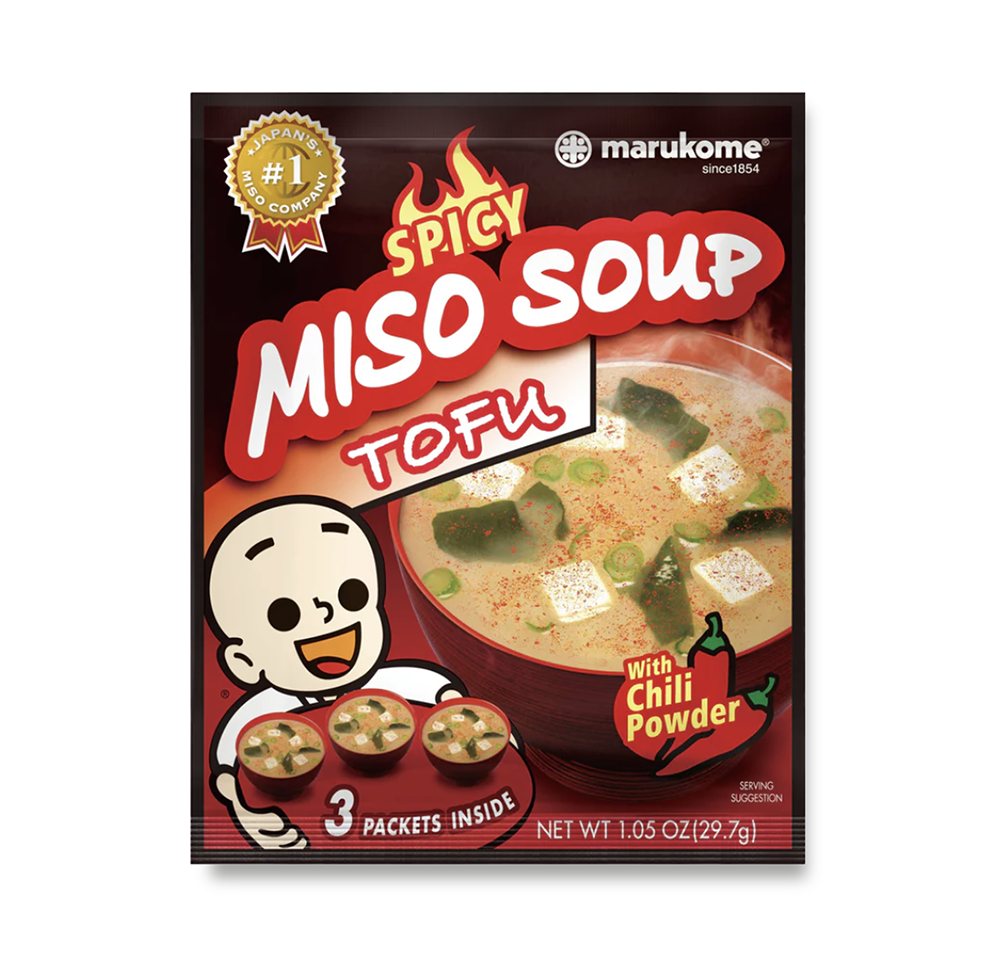 Instant SPICY Miso Soup 3 Pack Tofu