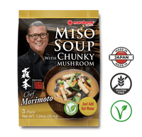 Premium Miso Soup 3-Pack Chunky Mushroom - 3 bags