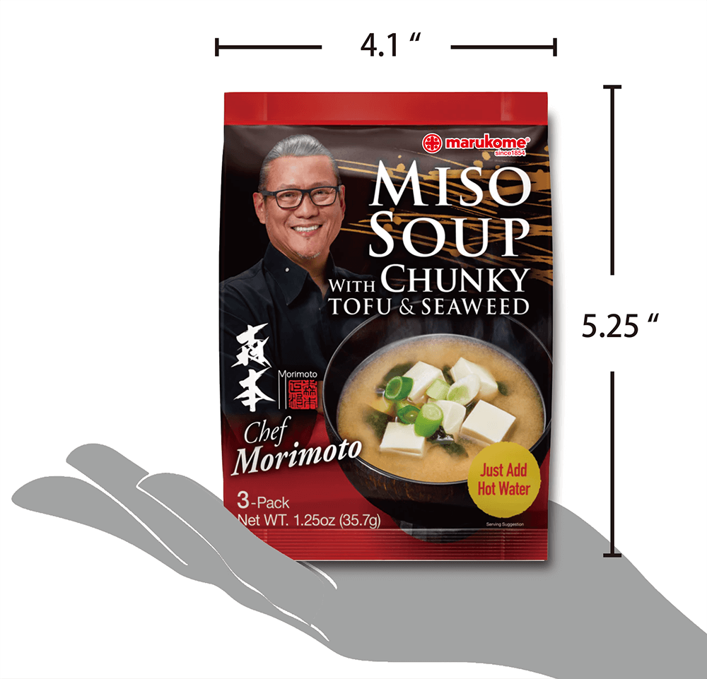 Premium Miso Soup 3-Pack Chunky Tofu & Seaweed - 3 bags – Marukome