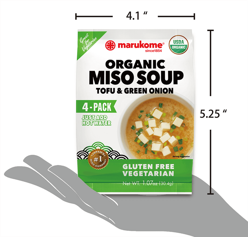 Organic 4 Pack Green Onion Instant Miso – Marukome