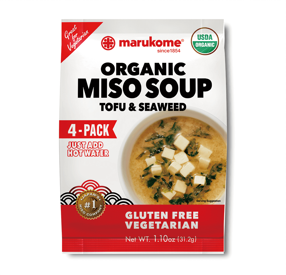 Organic 4 Pack Tofu and Seaweed Instant Miso - 3 bags