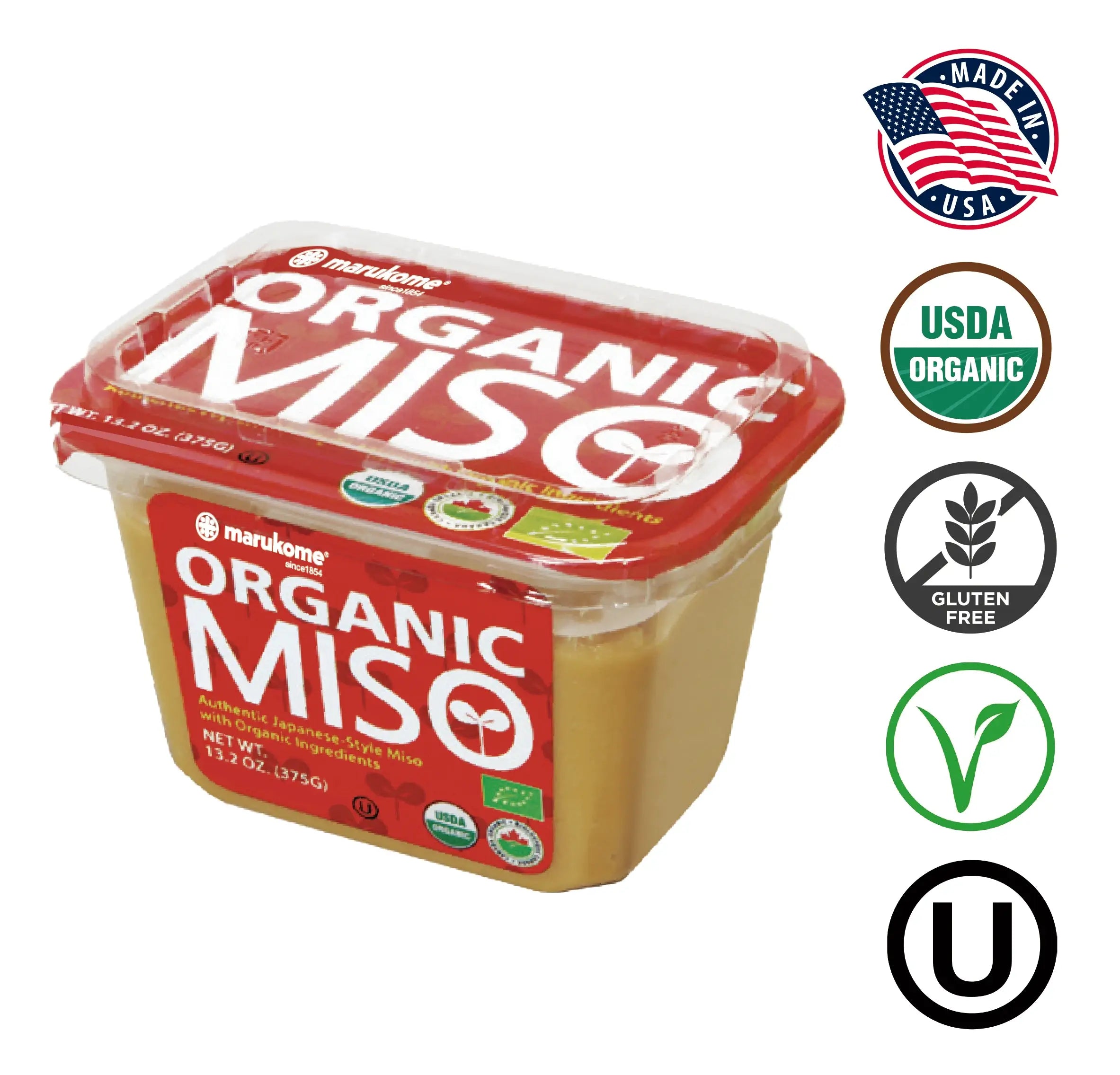 Organic 375g Miso paste | Easy to use healthy food | Marukome USA Organic 375g Miso paste | Easy to use healthy food | Marukome USA