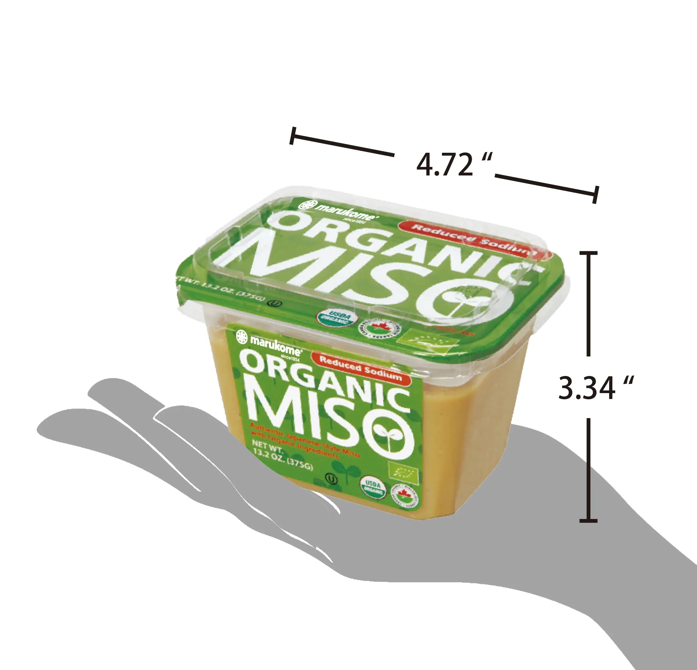 Organic 375g Reduced Sodium Miso
