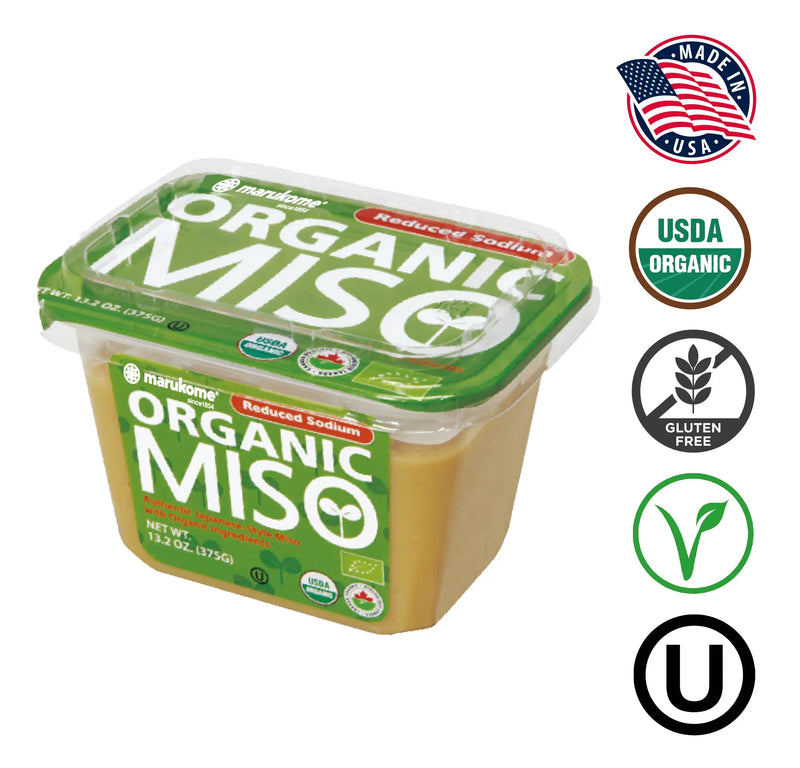 Organic 375g Reduced Sodium Miso – Marukome