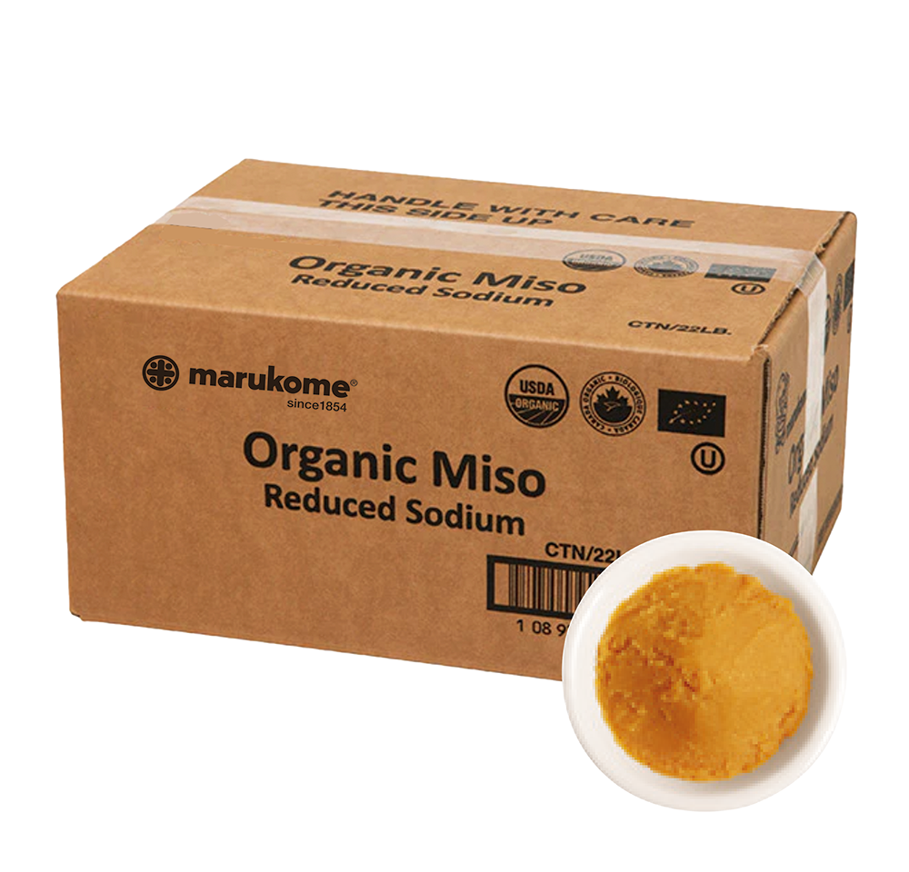 Organic White Reduced Sodium Miso 22LB