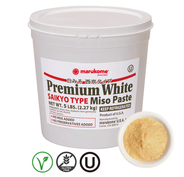 Premium White Miso 5 lbs | Marukome USA