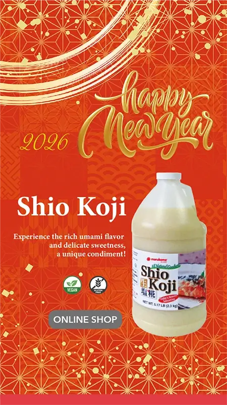 Marukome USA Home page top banners | Miso, Koji and more | Marukome USA