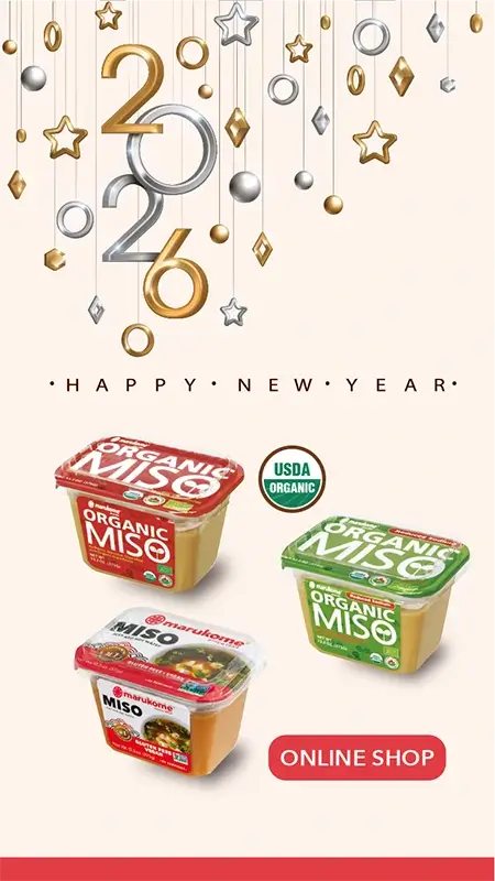 Marukome USA Home page top banners | Miso, Koji and more | Marukome USA