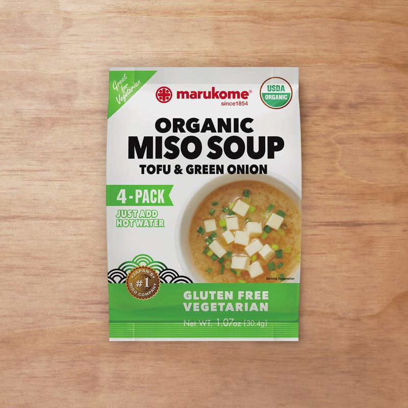 Organic 4 Pack Green Onion Instant Miso – Marukome