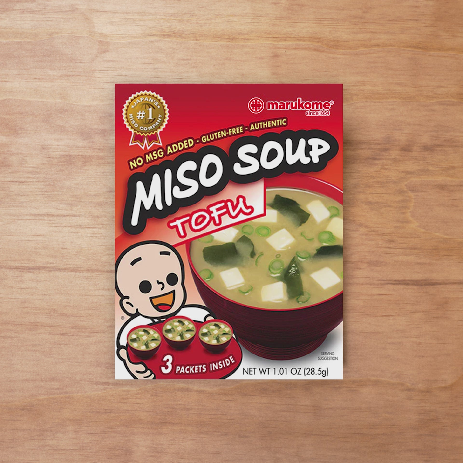 Instant Miso Soup 3 Pack Tofu - 3 bags – Marukome