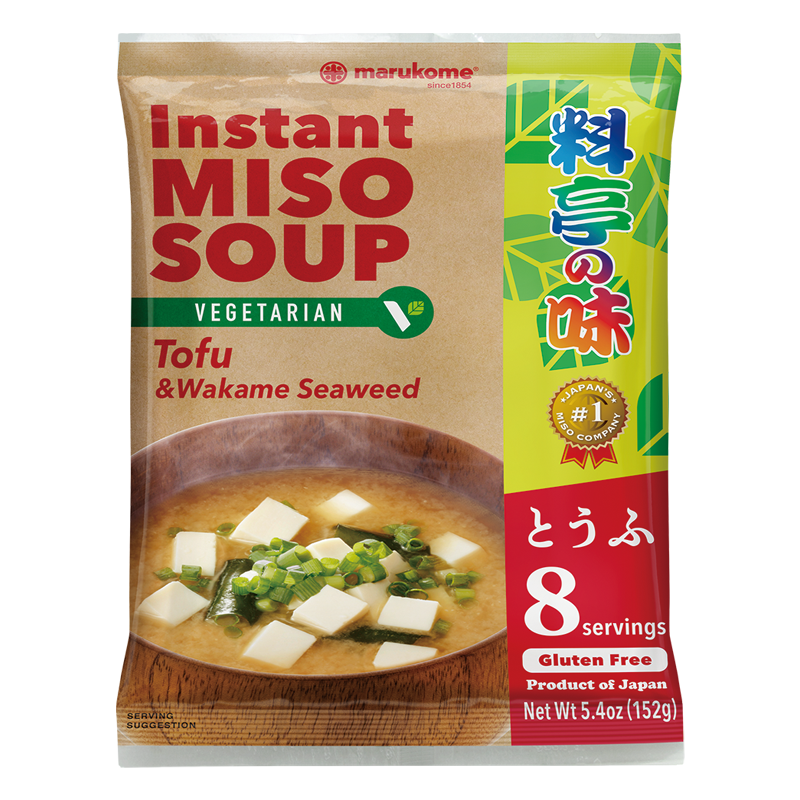 8 Pack Vegetarian Ryotei No Aji - Tofu Instant Miso Soup